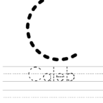 Caleb Worksheet Letter C Worksheets Name Writing Practice Name