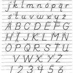D nealian Alphabet Tracing Worksheets TracingLettersWorksheets