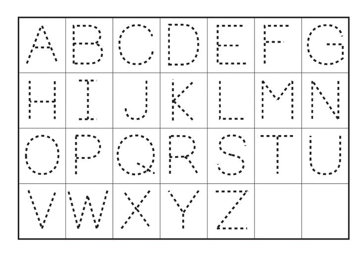 Image Result For Tracing Letters And Numbers Letter Tracing 
