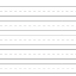 Lined Writing Paper For Kindergarten Printable Kindergarten Writing