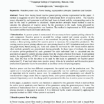 Reactive Power Pricing By Power Flow Tracing Method Scientific Net