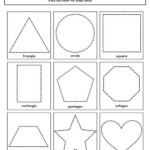 Shape Tracing Worksheets Superstar Worksheets