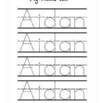 Trace Your Name Worksheets Kindergarten Names Tracing Worksheets