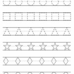 Tracing Lines Practice Printable For Toddlers Preschool Tracing Free