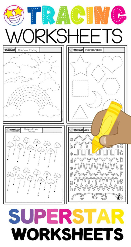 Tracing Worksheets Superstar Worksheets