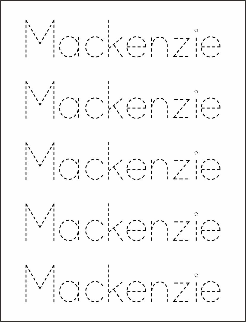 Create Printables Name Tracing Create Printables Name Tracing