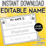 Createprintables Name Tracing Practice Original Free Editable Name