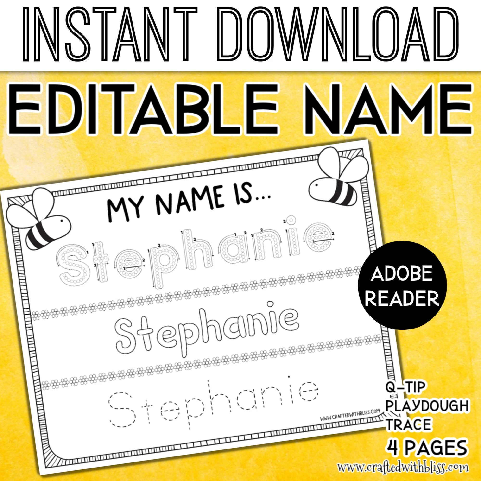 Createprintables Name Tracing Practice Original