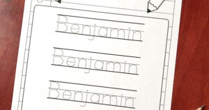 Creative Printables Name Tracing Printable Word Searches - Name Tracing ...
