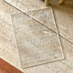 Custom Acrylic Name Tracing Board Etsy