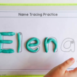 Editable Name Playdough Mat Playdough Names Playdough Mats