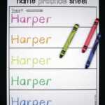 Editable Name Tracing Preschool AlphabetWorksheetsFree