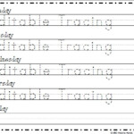 Editable Name Tracing Preschool Alphabetworksheetsfreecom Free