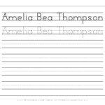 Editable Name Tracing Worksheets Studiosixsound co za