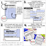 Editable Name Worksheets To Practice Reading Tracing And Writing