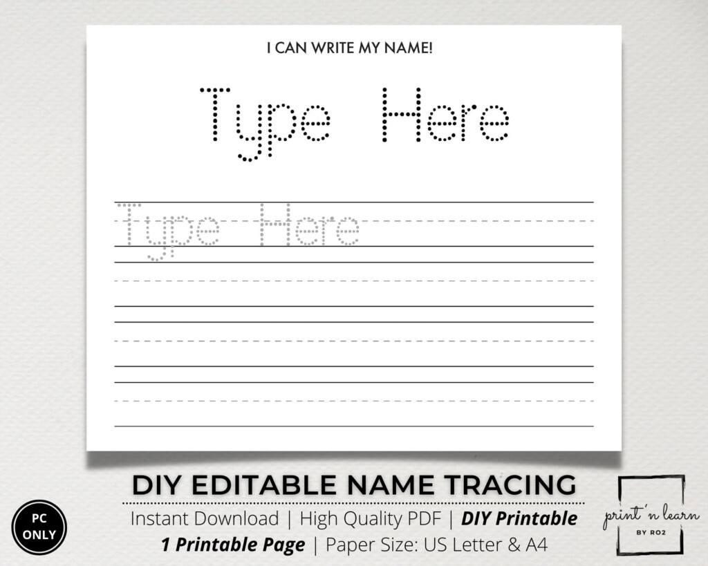 Free Editable Name Tracing Sheets Ubicaciondepersonas cdmx gob mx