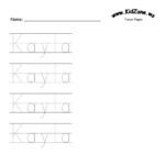 Free Printable Name Tracing Template Free Printable Templates