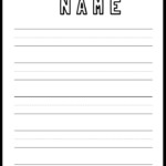 Free Printable To Practice Writing Your Names For Preschool Pre k Or