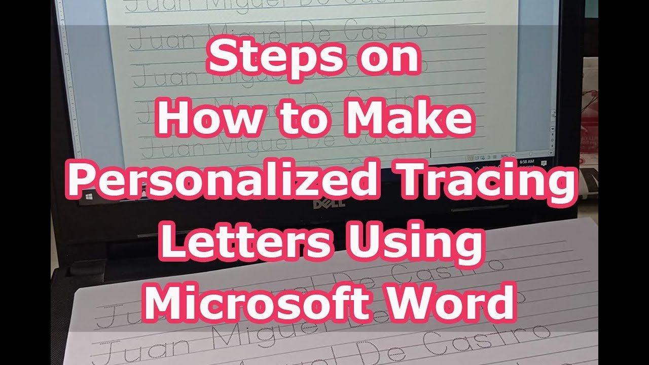 How To Make Tracing Letters In Microsoft Word How To Make Tracing Letters In Microsoft Word
