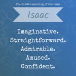 Isaac Name Meaning In English Unique Nicknames