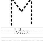 Max Worksheet Name Tracing Worksheets Handwriting Worksheets