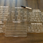 Name Tracing Board Dry Erase Learning Board Reusable Etsy In 2022