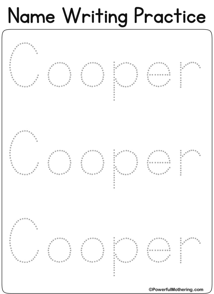 Name Tracing Template Australia AlphabetWorksheetsFree