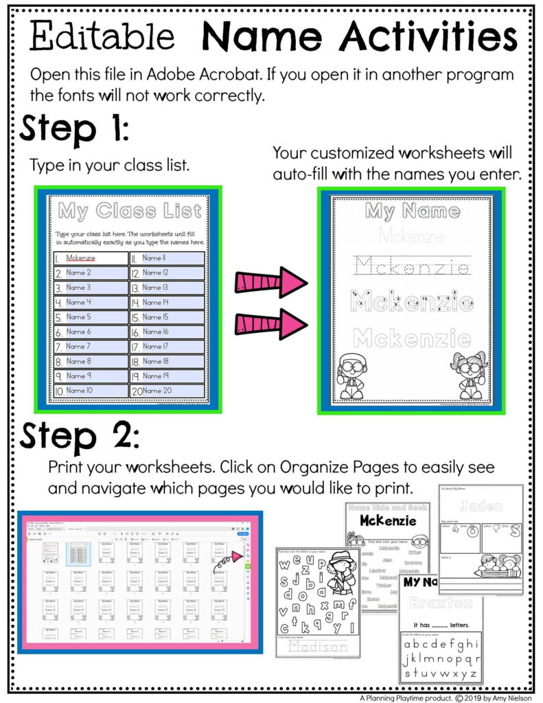 Name Tracing Totschooling AlphabetWorksheetsFree