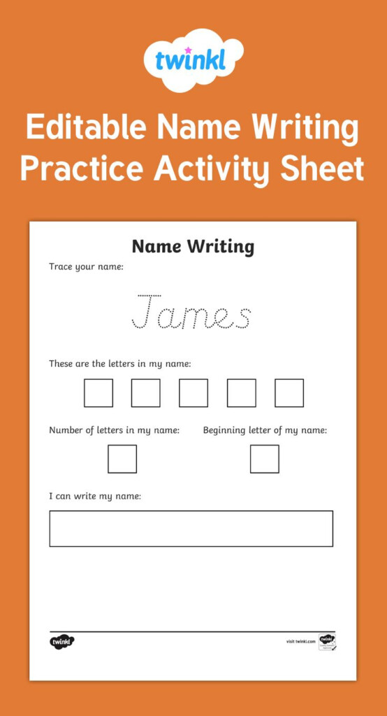 Name Tracing Twinkl AlphabetWorksheetsFree