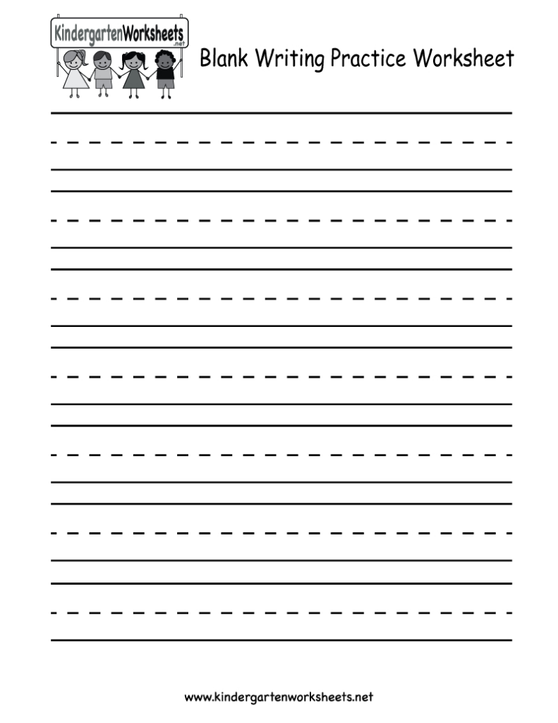 Name Tracing With Blank Lines AlphabetWorksheetsFree