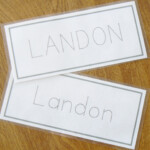 Ourhomecreations 6 Activities To Help Your Child Recognition Their Name