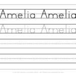 Personalized Name Tracing Worksheets Free Pancakes A Children s Brand