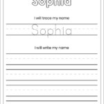 Printable Name Tracing Papers
