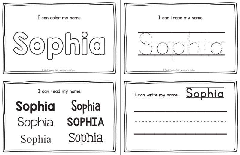Sophia Name Printables For Handwriting Practice A To Z Teacher Sophia Name Printables For Handwriting Practice A To Z Teacher