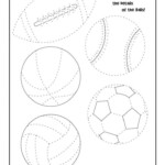 Summer Sports Tracing Worksheet Woo Jr Kids Activities In 2021