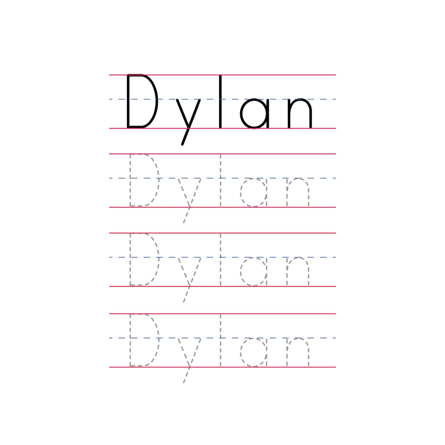 Tracer Pages For Names Printable Name Tracing Printable Coloring