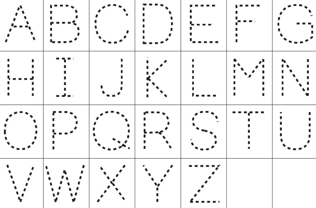 Tracing Letters Worksheets A Z TracingLettersWorksheets