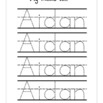 Tracing Name Emily AlphabetWorksheetsFree