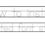 Tracing Name Fonts Name Tracing Worksheets
